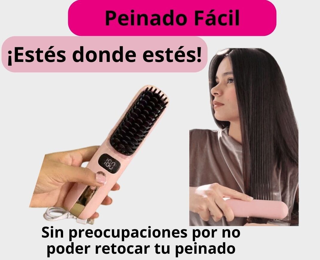 CEPILLO ALISADOR INALÁMBRICO RECARGABLE
