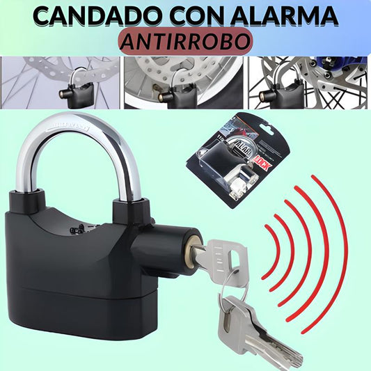 CANDADO CON ALARMA